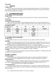 English worksheet: the map of the world