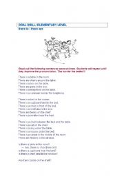 English worksheet: repetition drill