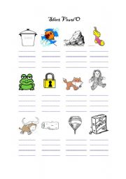 English Worksheet: Short Vowel o