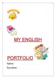 English Worksheet: front page portfolio