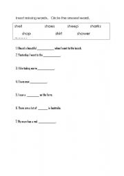 English worksheet: 