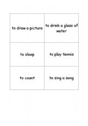 English Worksheet: present progressive pantomime activities