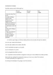 English worksheet: Review of tenses