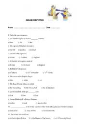 English Worksheet: Quiz about UK, Australia and the USA.