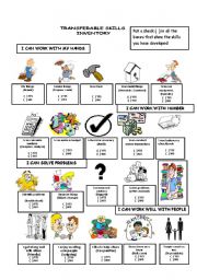 English Worksheet: Transferable Skills