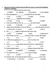 English Worksheet: TESTING