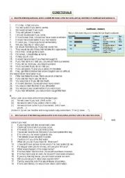 English Worksheet: Conditionals