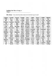 English worksheet: Phonics Fun