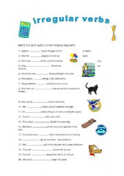 English Worksheet: Irregular verbs. Past Simple