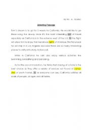 English Worksheet: Mid-term test Nr 2_3rd forms
