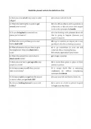 English Worksheet: Phrasal verbs: Travel