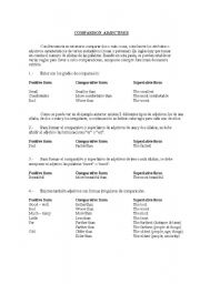 English worksheet: Adjetives