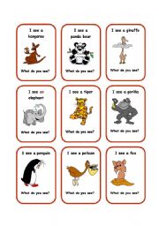 English Worksheet: SEE cards 1