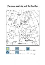 European Capitals and the Weather