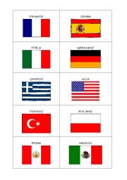 English worksheet: Countries