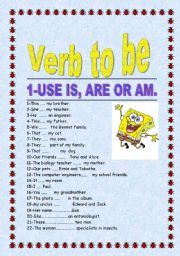 VERB TO BE