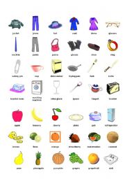 English Worksheet: Picture dictionary