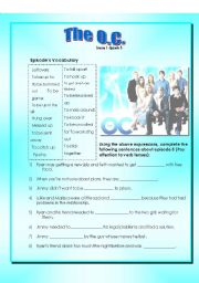 English worksheet: The O.C. : Season 1 Episode 5