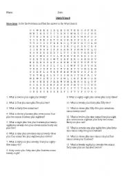 English worksheet: Math Wizard: Word Search