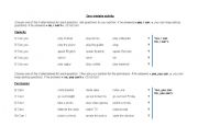 English Worksheet: can fluency activity