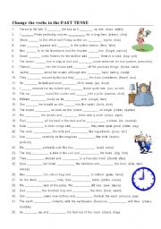 English Worksheet: Past Simple 