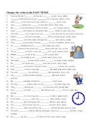 English Worksheet: Past Simple 