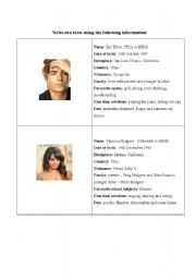 English Worksheet: Personal Identification