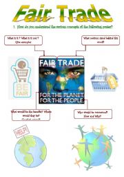 English Worksheet: FAIR TRADE 1