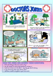 English Worksheet: Doctors jokes