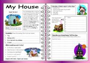 Four Skills Worksheet - My House