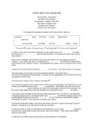 English worksheet: British Festivals- Bonfire Night/ Guy Fawkes Night