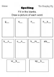 English Worksheet: LONG O