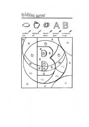 English Worksheet: letter B