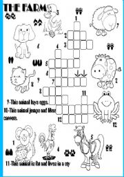 English Worksheet: animals