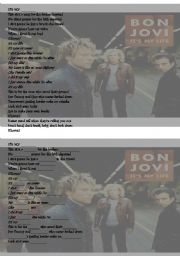 English Worksheet: Its my life. Bon Jovi