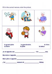 English Worksheet: Practice French basic sheets