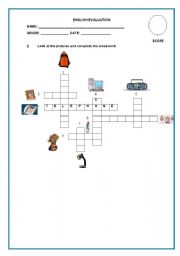 English Worksheet: THERE IS / ARE + VOCABULARY