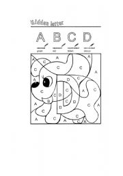 English Worksheet: letter B