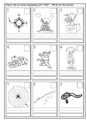 English worksheet: Phonics Ww