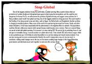 English Worksheet: Stop Global Warming