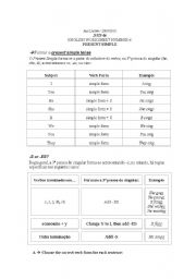 English worksheet: present simple