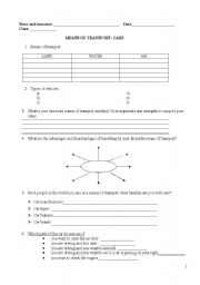 English Worksheet: Mechanics worksheet