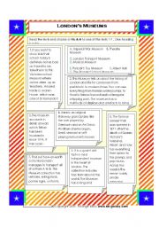 English Worksheet: Londons Museums