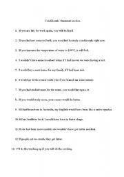 English worksheet: Conditionals Grammar Auction