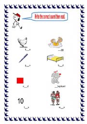 English Worksheet: Vowels