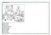 English Worksheet: my bedroom