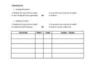 English Worksheet: Conversation on Accepting and Declining Invitations