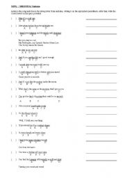 English worksheet: Song Smooth by Santana