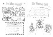 SONGS FOR CHILDREN  BOOKLET  PART 3  - 5 songs