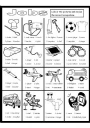 English Worksheet: Jobs and Occupations